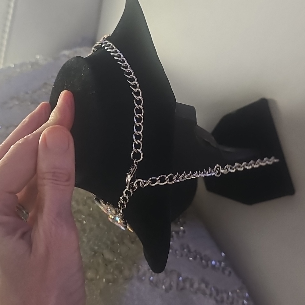 NWT Stunning AB Crystal Stone Adjustable Choker Necklace from Artinfinitum.art - Picture 3 of 4